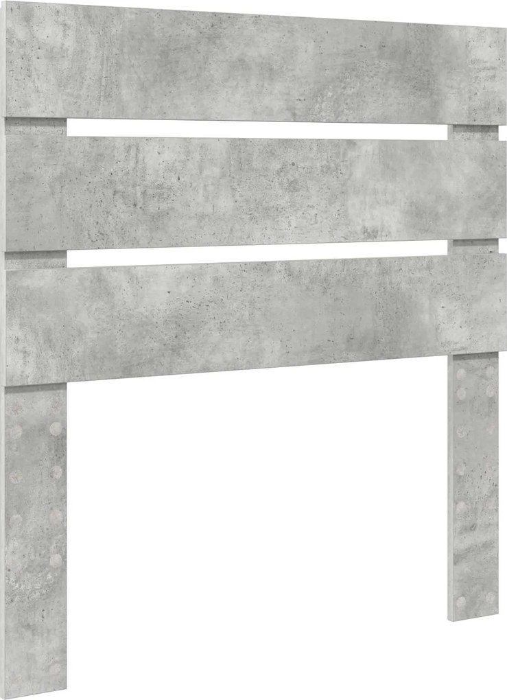 vidaXL Fejtámla Beton Szürke 100 cm Faanyag