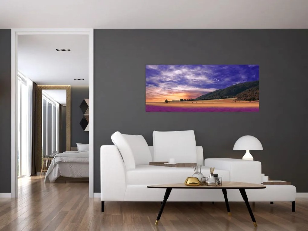 A levendula rét képe (120x50 cm)