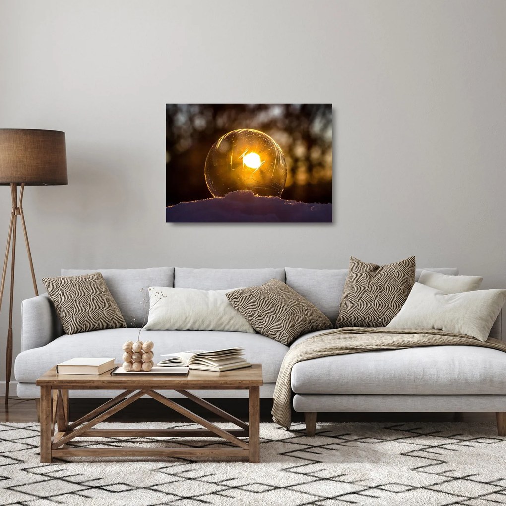 Kép - Átlátszó buborék (üvegen) (70x50 cm)