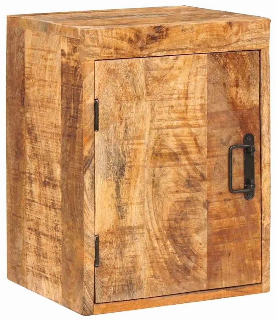 Éjjeli asztal 2 pcs Barna 35 x 33 x 48 cm Tömör Mangófát