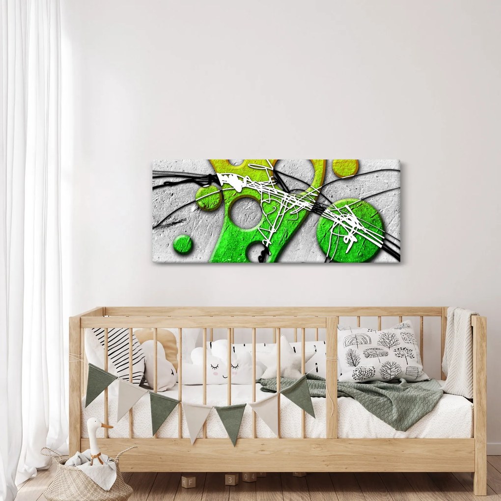 Absztrakt kép (120x50 cm)