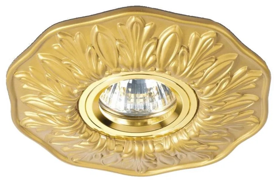 Ideal Lux - Beépíthető lámpa 1xGU10/50W/230V arany