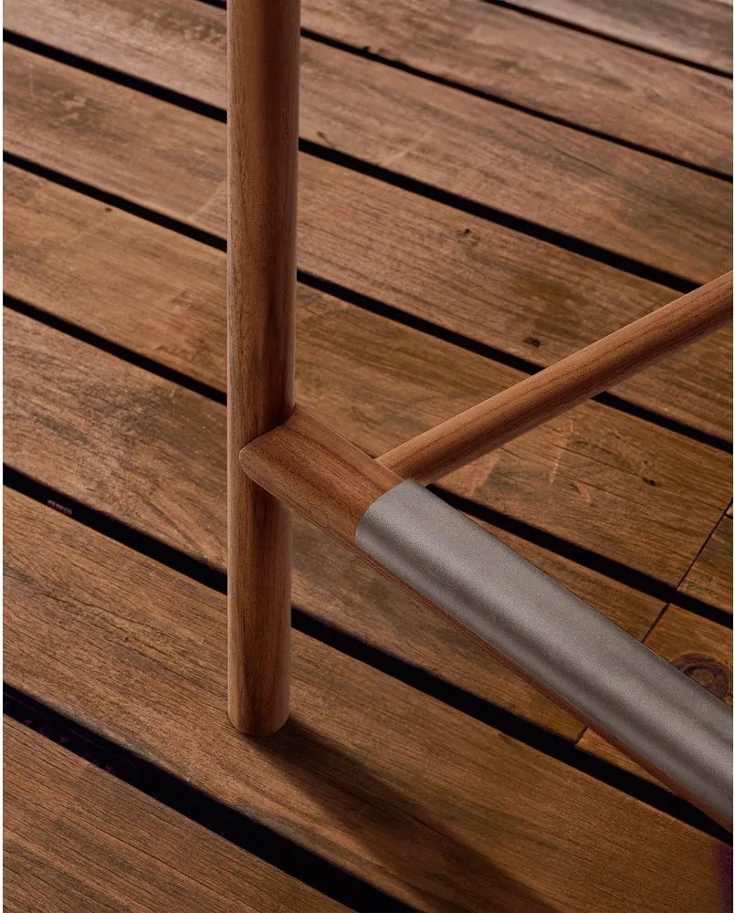 Natúr színű tömörfa kerti bárszék Turqueta – Kave Home