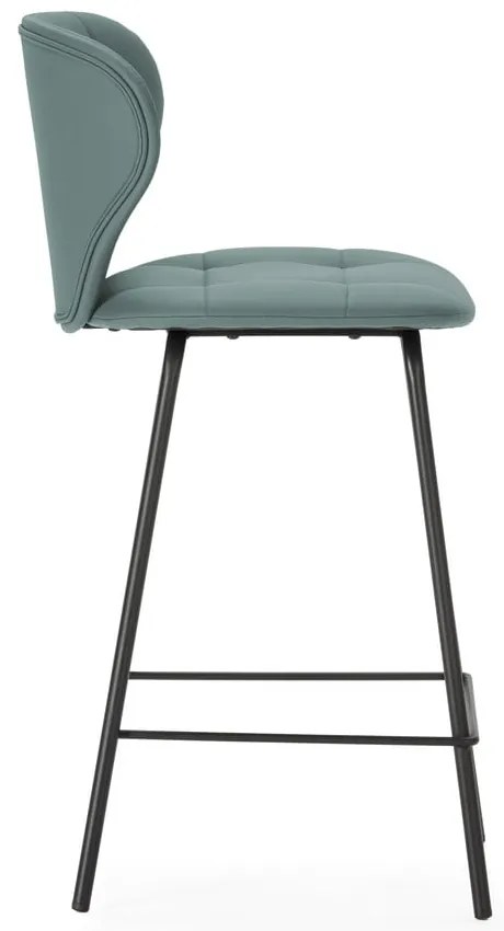 Zöld bárszék szett 2 db-os (ülésmagasság 67 cm) Maura – Marckeric