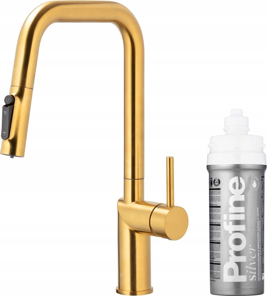 Kfa Konyhai Csaptelep Duero Pure Style, Arany Profine Silver Small Szűrő