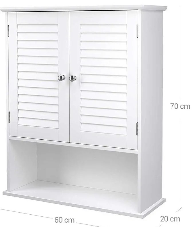 Fürdőszobai fali szekrény 60x20x70cm