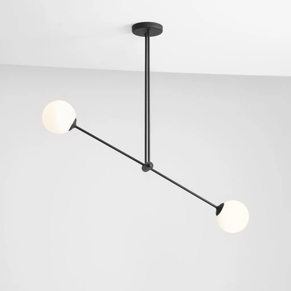 ALDEX 1081PL_H1 OHIO Glamour Mennyezeti Lámpa Fekete E14 IP20
