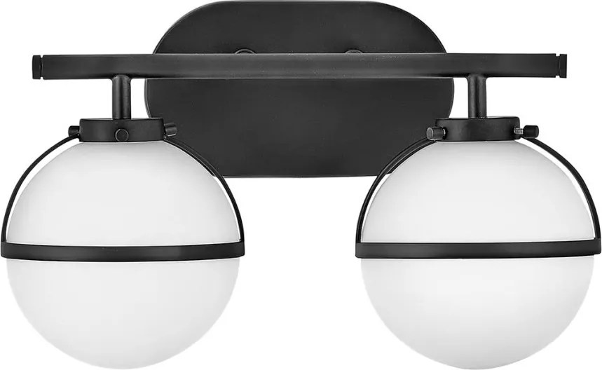 Hinkley Hollis HK-HOLLIS2-O-BK-BATH Fali lámpa 2x60W/E14 IP44
