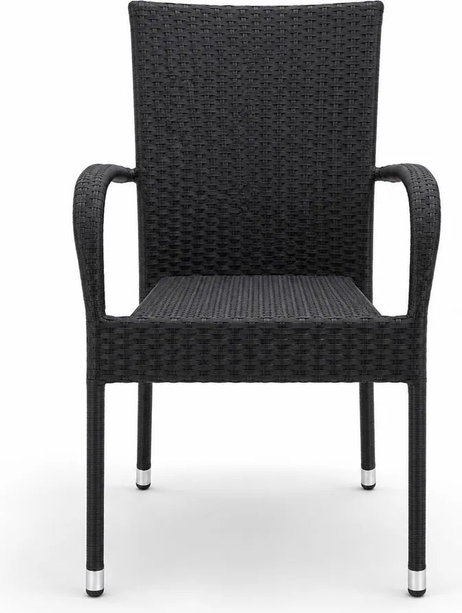 Avenberg PARIS 4-részes kerti bútor szett - fekete