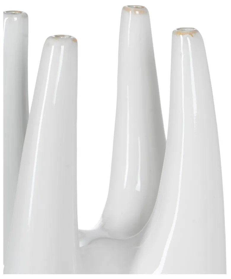 Fehér kerámia magas váza (magasság 56 cm) Blanca – Ixia