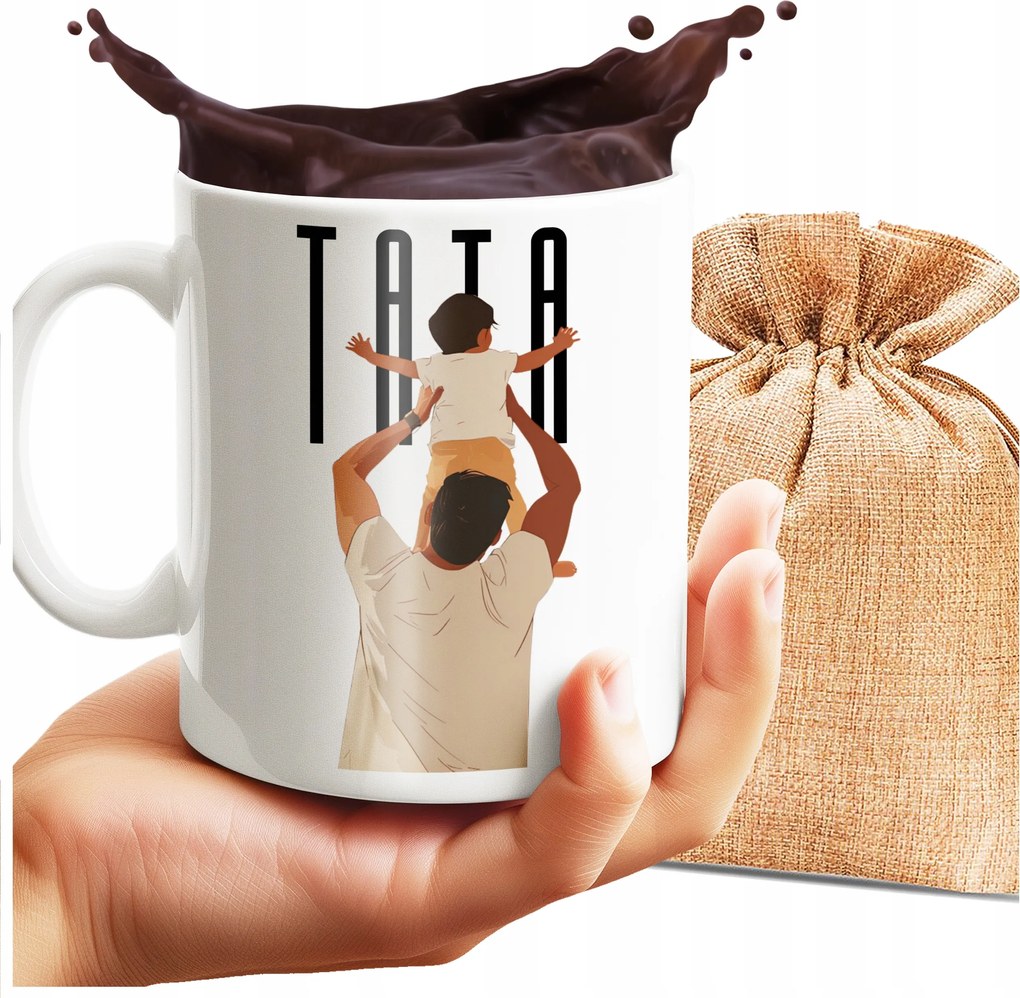 Apa Mintás Bögre Stílusos Kávés Bögre Apák Napi Ajándék 330 ML