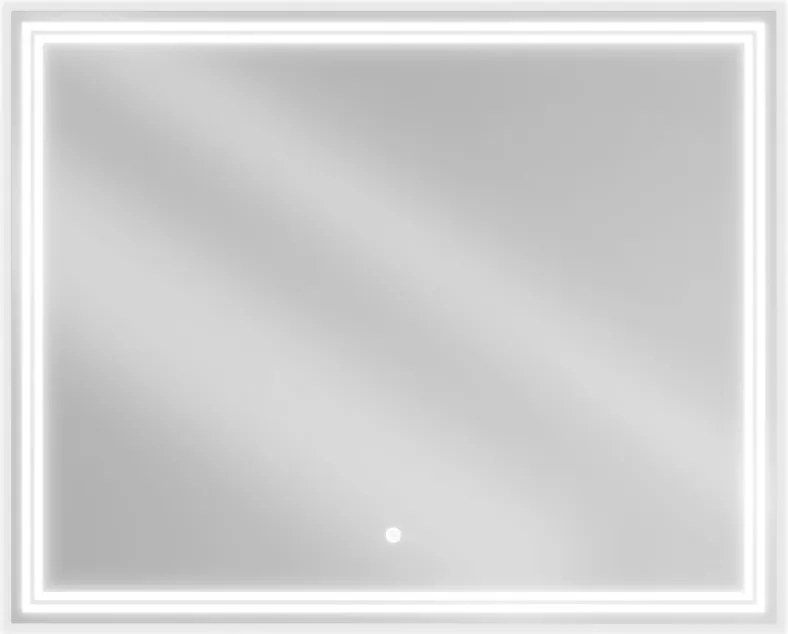 Mexen Taco fürdőszobai megvilágított tükör 100 x 80 cm, LED 6000K, páramentes - 9805-100-080-611-00