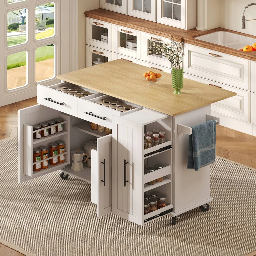 Konyhasziget Konyhaszekrények Tálalószekrény Fehér 120x40x90cm