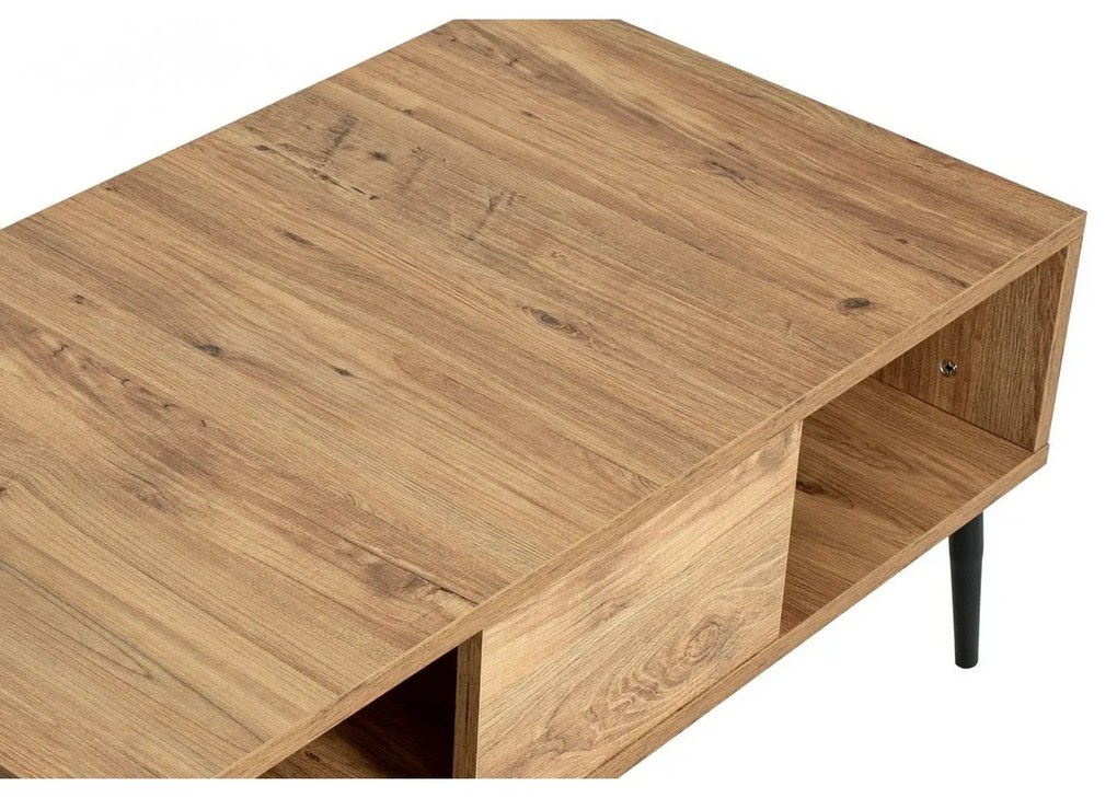 Konferenciaasztal Bukle Atlantic Pine and Black