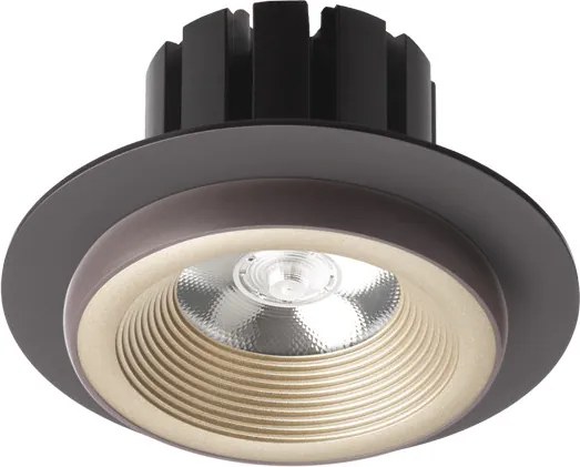 RENDL SHARM R I süllyesztett lámpa gyöngyházarany/barna 230V LED 10W 24° 3000K