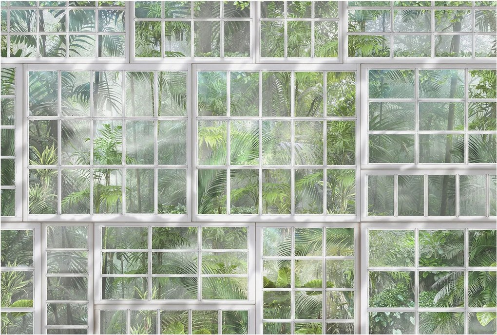 Flizelin fotótapéta Flizelin Design Zöld erdő 104x70 Ragasztó