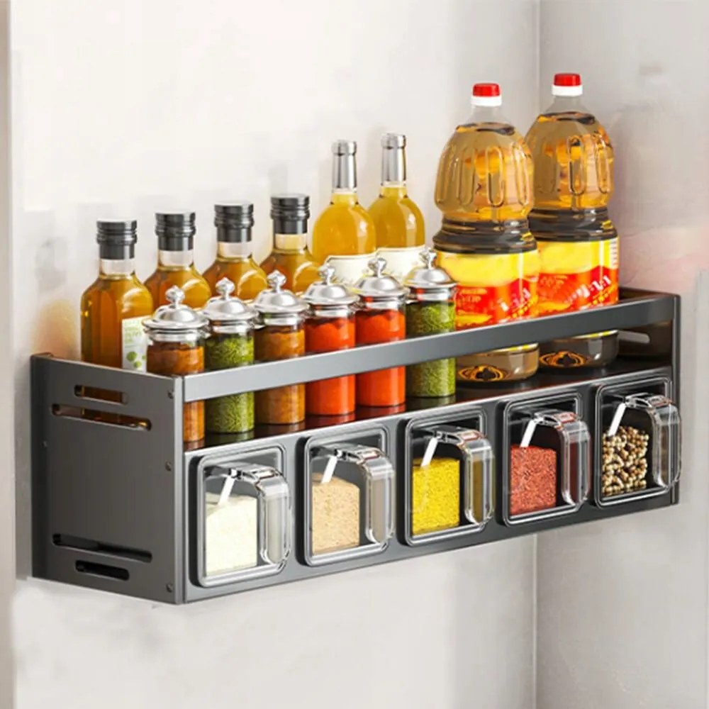 Fűszertartó Állvány Polc Rendszerező Akasztós Eszköz