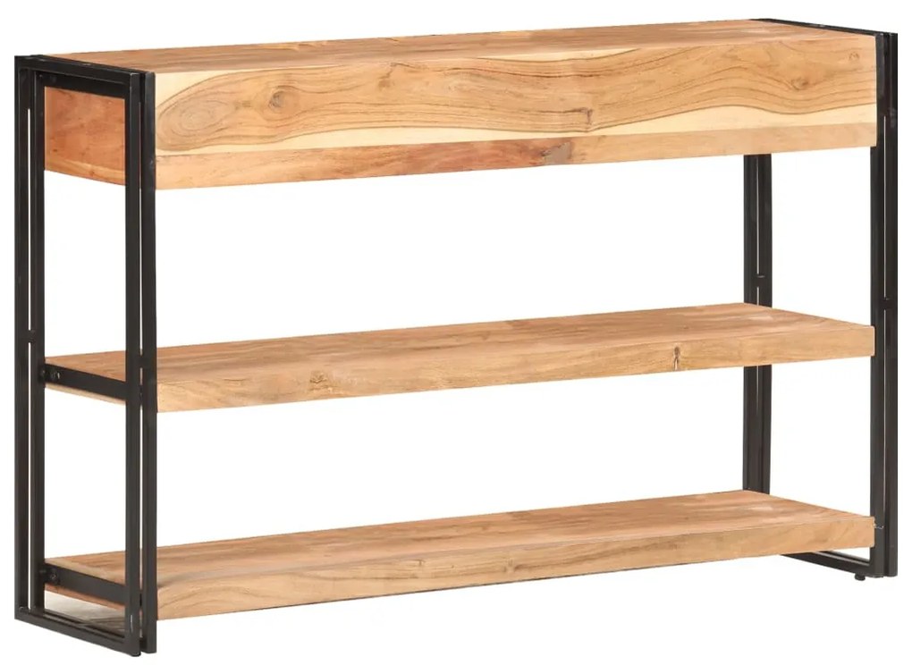 tömör akácfa komód 120 x 30 x 75 cm