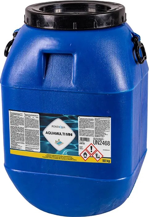 Aquamulti mini hármas hatású kombinált vízkezelő kis medencékhez 20 g/50kg