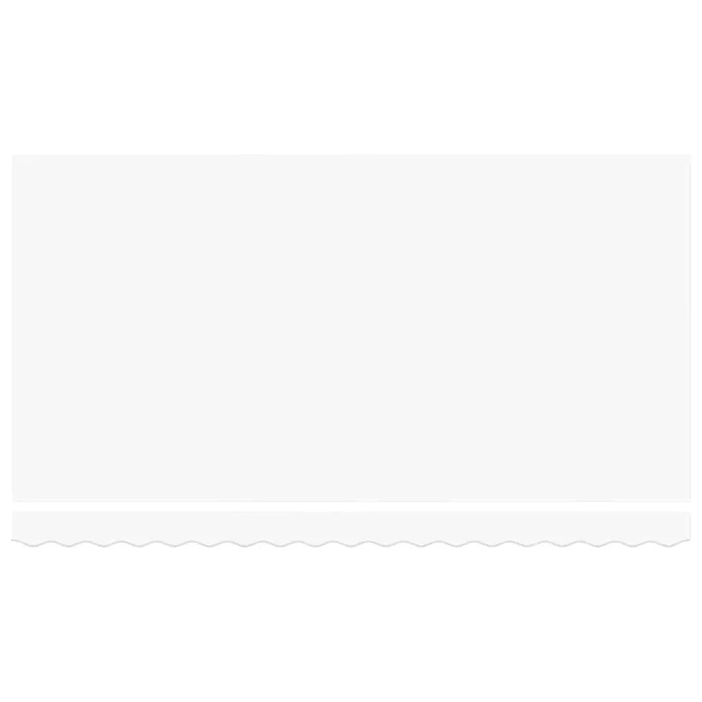 Behúzható napellenző Fehér 400x200 cm szövet