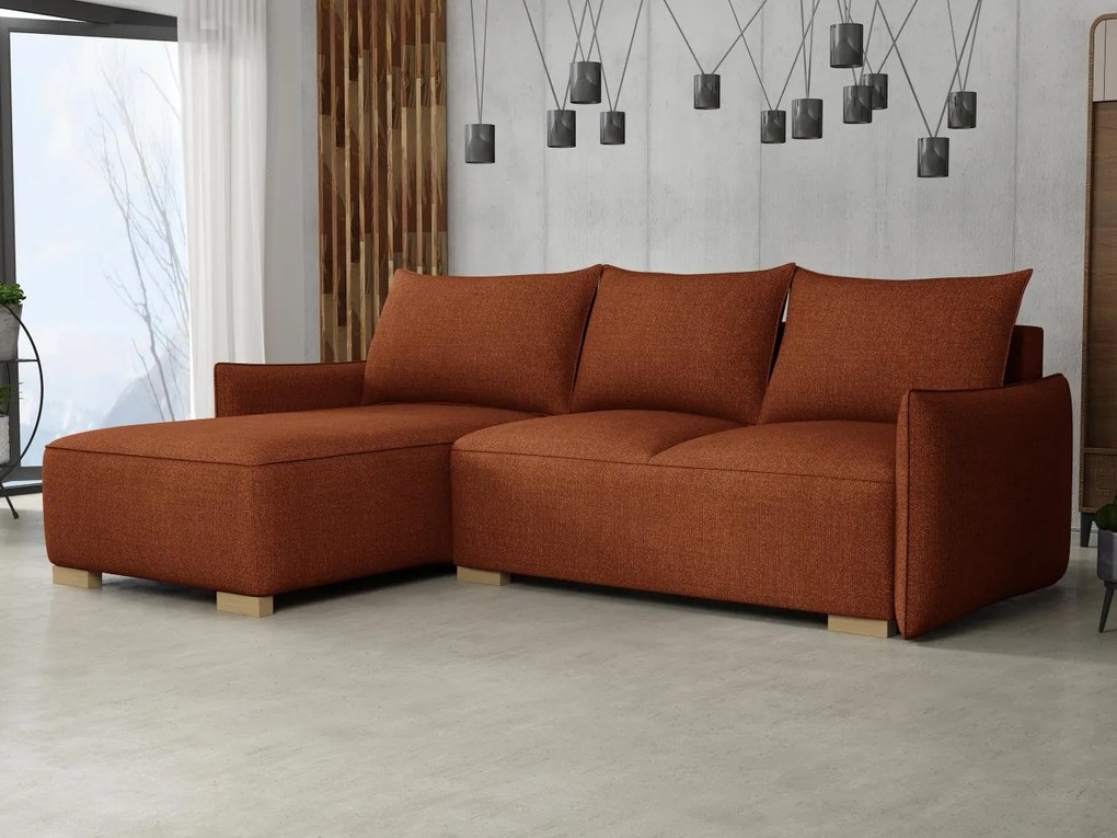 Sarokkanapé Gryfit L (narancssárga) (tárolóhellyel). 1105097