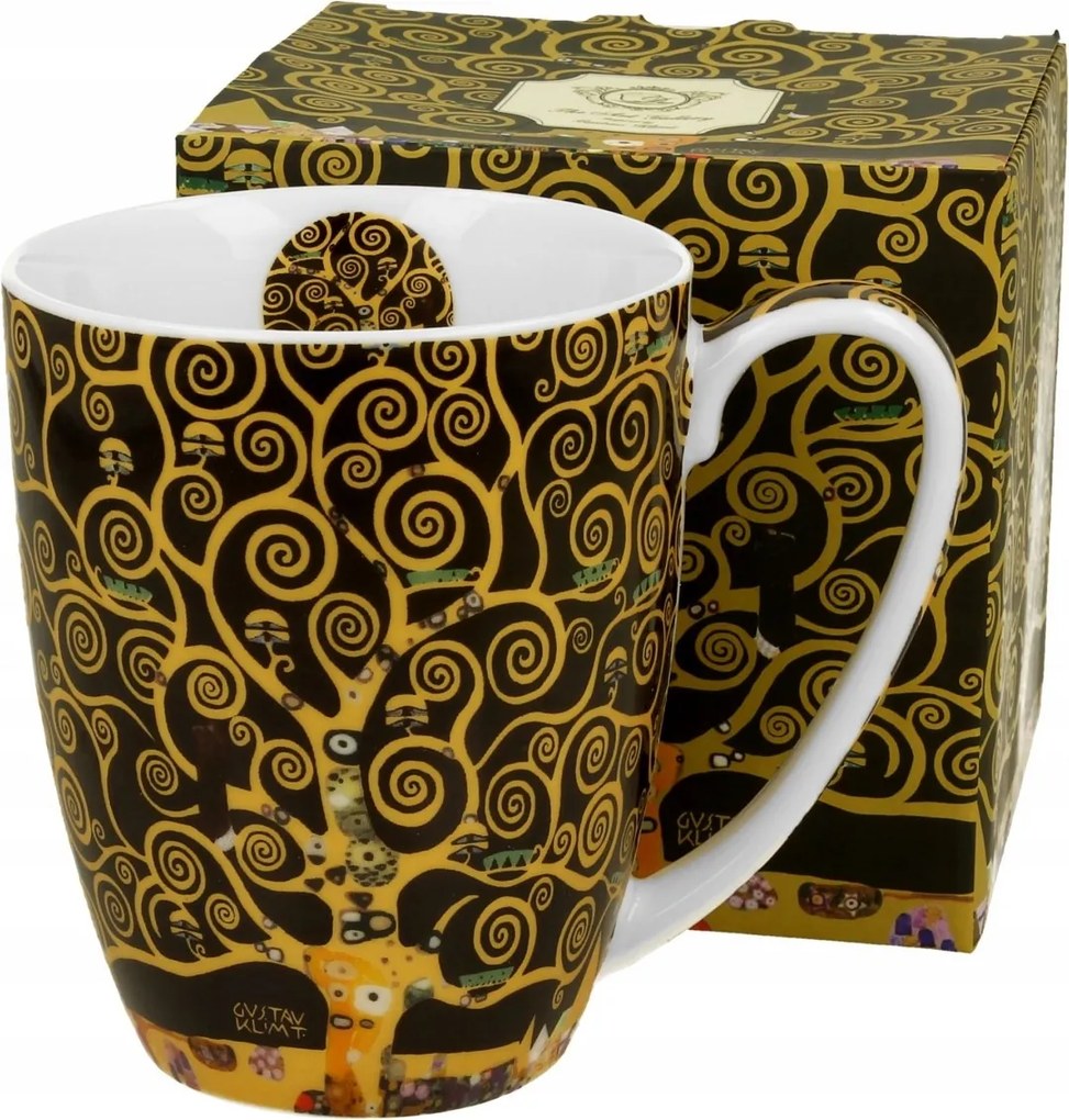 Porcelán bögre „Az élet fája” – Gustav Klimt 350 ml