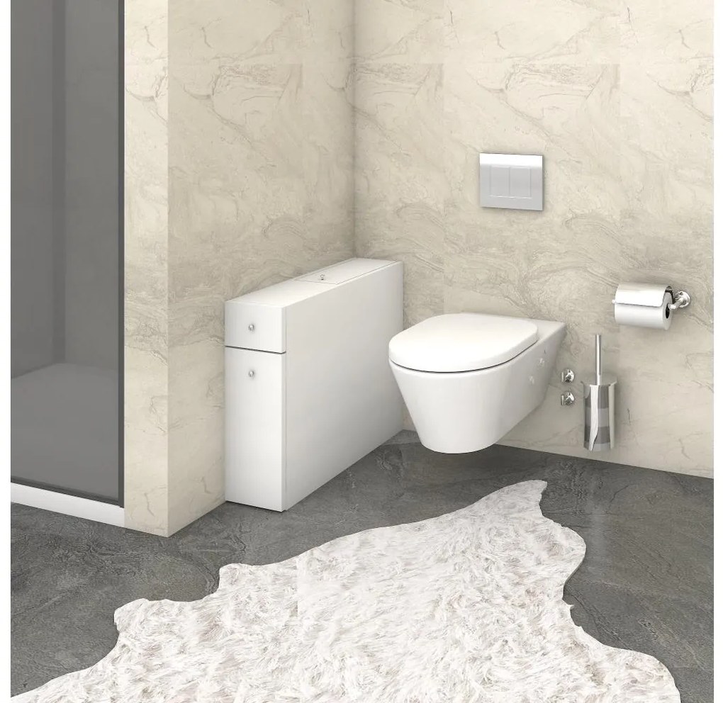 Asir Fürdőszobaszekrény SMART 60x55 cm fehér AS0493