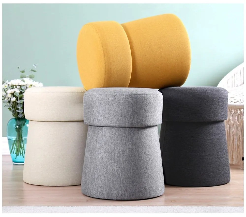 Krémszínű puff Beans – Artie