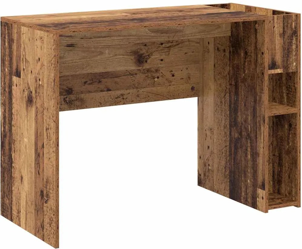 vidaXL Asztal Öreg fa 109 x 50 x 78 cm Faanyag
