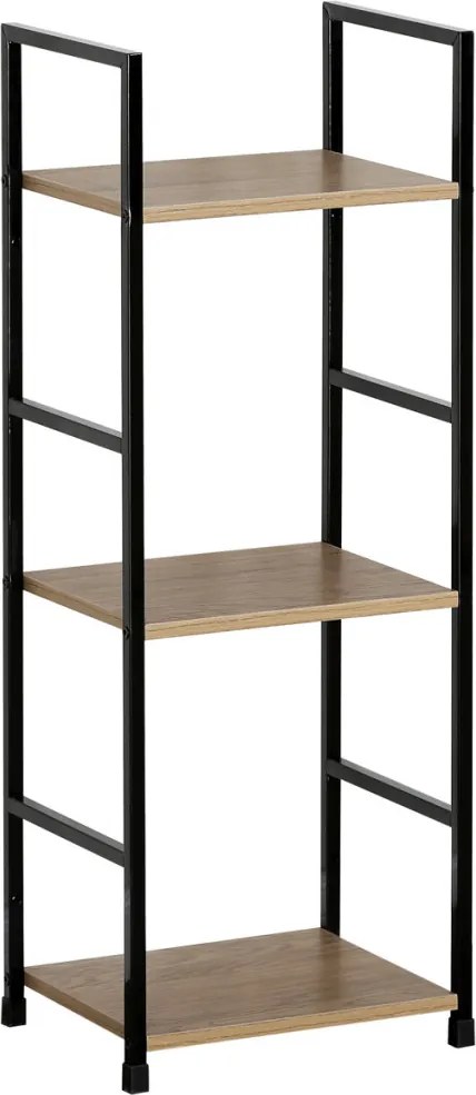 Polcos szekrény, MDF, barna, OAK