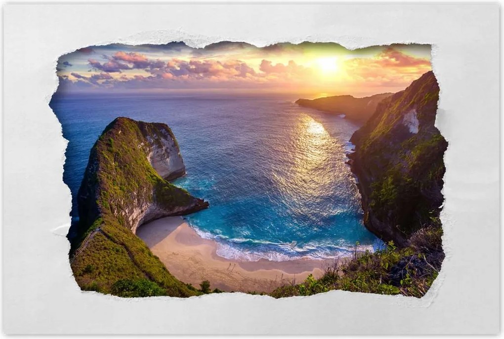 Poszterek 60x40 Naplemente a tengerparton