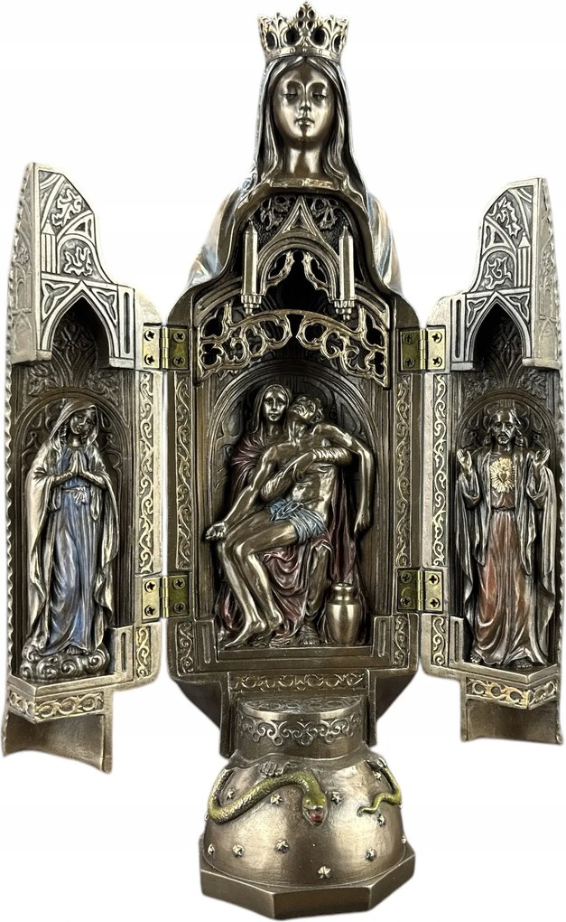 Szobor figura Polip Mária Szűz kereszt fotó Veronese WU75630A4