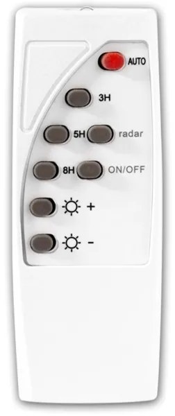 LED Napelemes utcai lámpa érzékelővel LED/22W/6V 6500K IP65 fekete + távirányító