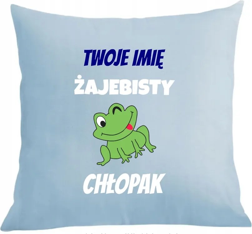 Párna párnahuzat Ajándék Név Békás Fiú Nap