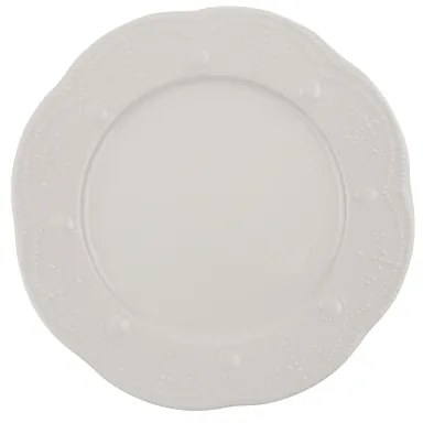 24 darabos fehér porcelán étkészlet