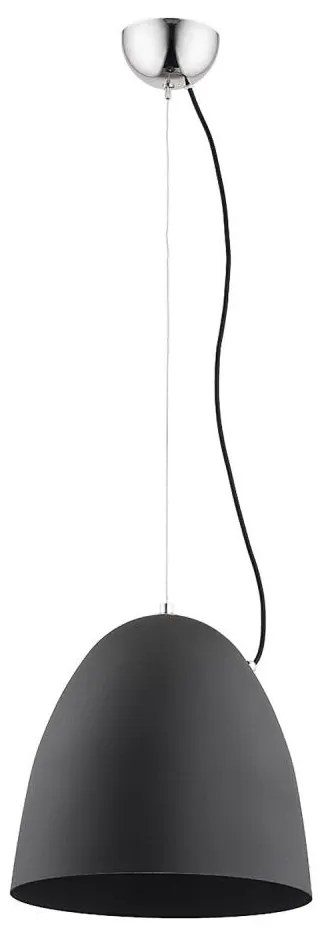 Csillár zsinóron ZETES 1xE27/15W/230V fekete