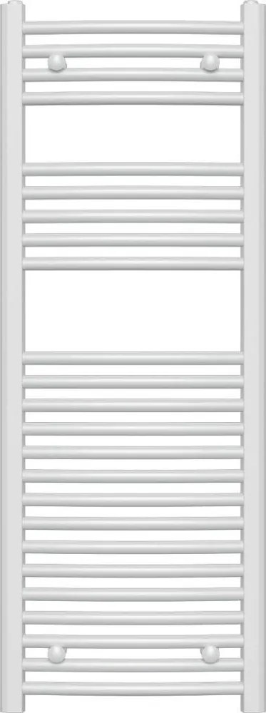Novaservis - Fürdőszobai létrás törölközőszárító radiátor 490W/230V 120x45 cm fehér, lekerekített