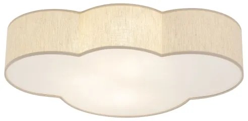 Brilagi - Gyerekszobai mennyezeti lámpa NIMBUS LINEN 4xE27/15W/230V 46x63 cm bézs