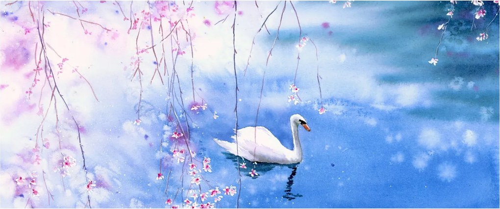 Kép - Varázslatos tó (120x50 cm)