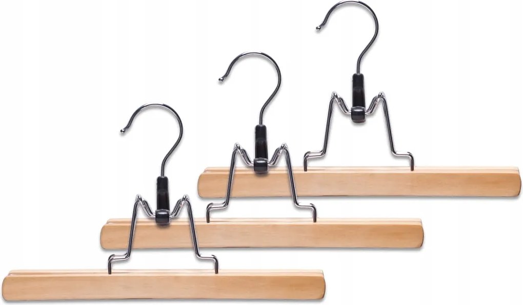 3 db-os nadrágakasztó szett, 8x25x15cm