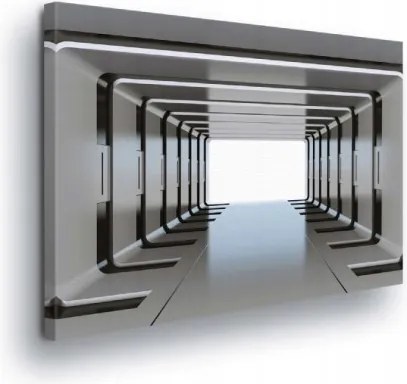 Vászonkép 100x75 Futurisztikus alagút mélység perspektíva minimalizmus geometria