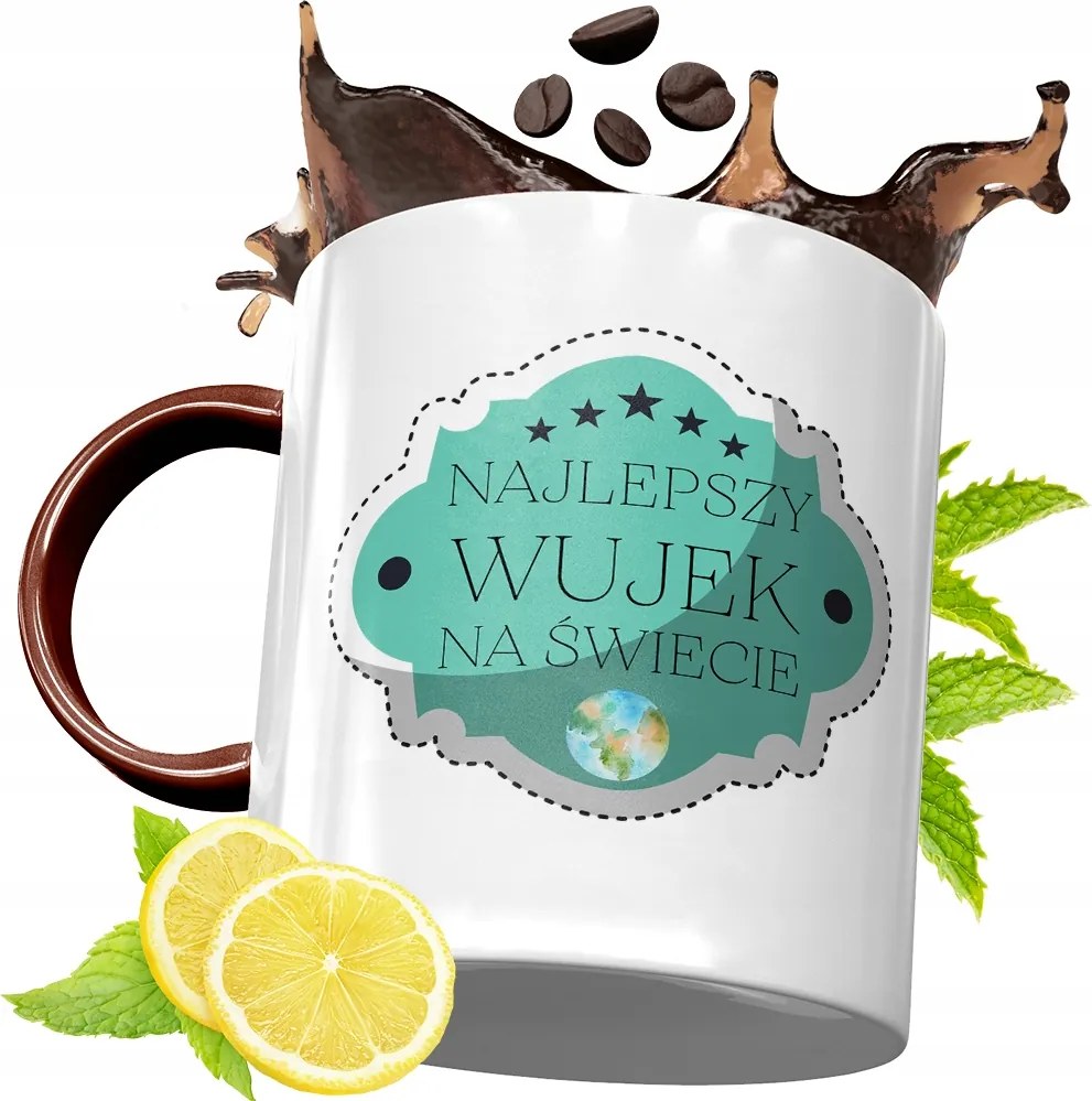 Bordó Bögre Bácsinak Születésnapi Ajándék fényképes nyomtatással