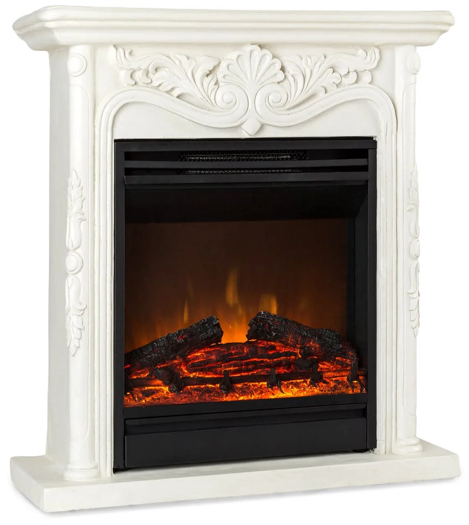 Klarstein Etna Pozzolana, elektromos kandalló, 1800 W, heti időzítő, távirányító, fehér