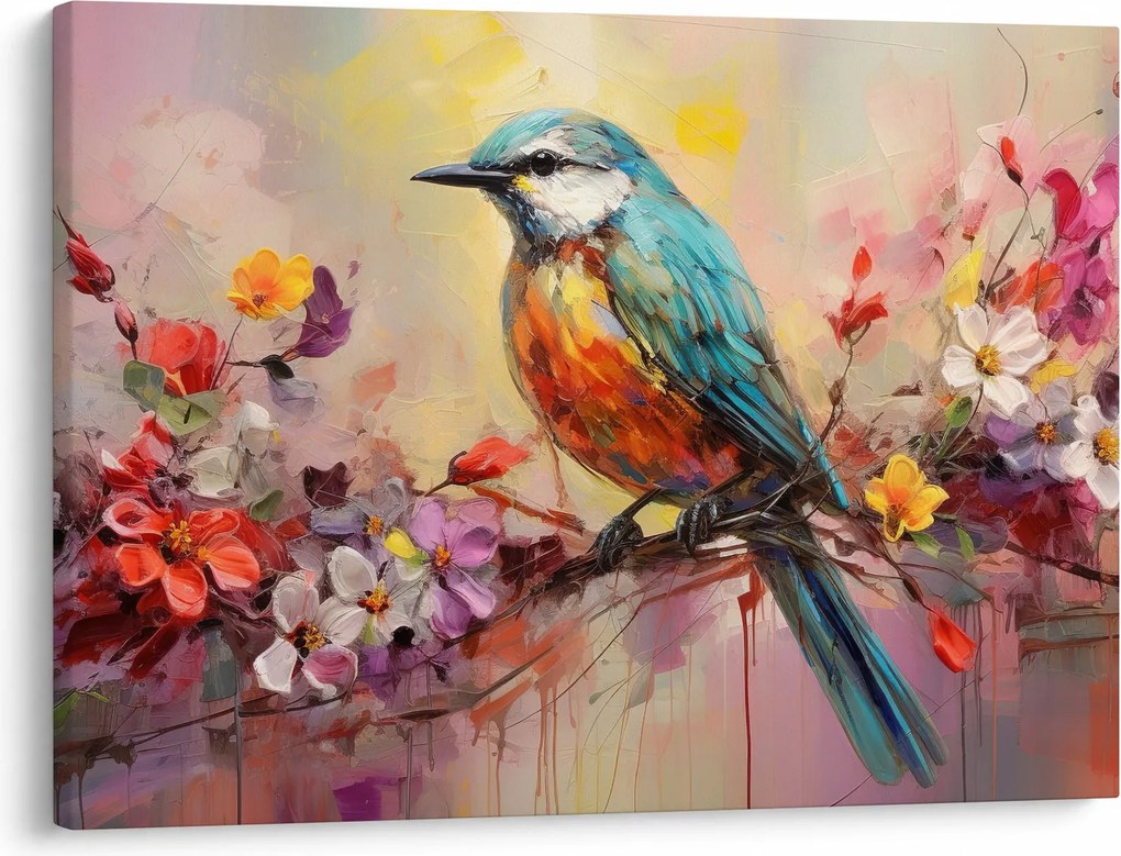 Kép - Egy madár festménye (70x50 cm)