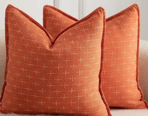 Mandioo díszpárnahuzat 45 x 45cm narancssárga 2 db-os szett