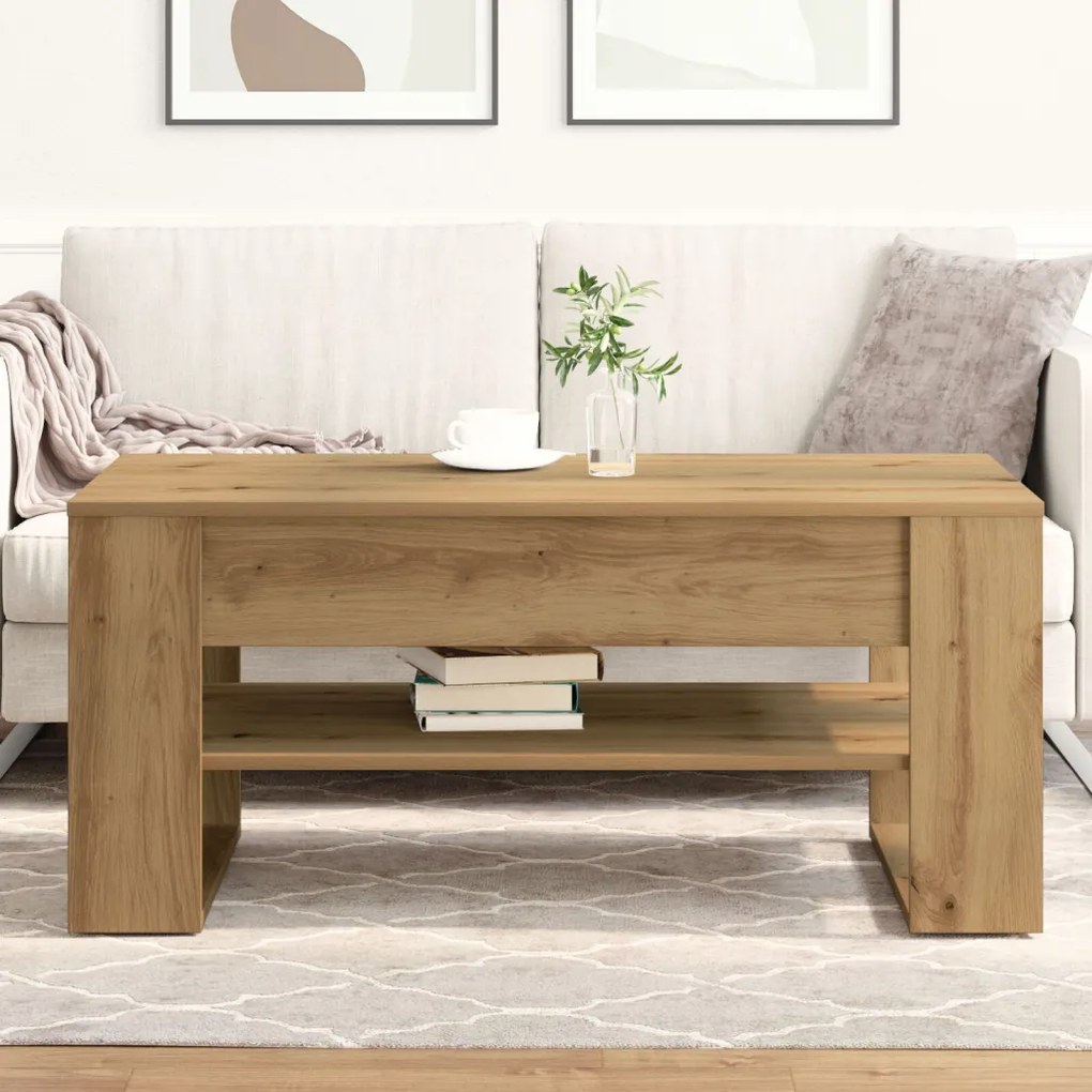 Kávézóasztal Az Artisan Tölgyből 102x55x45 cm