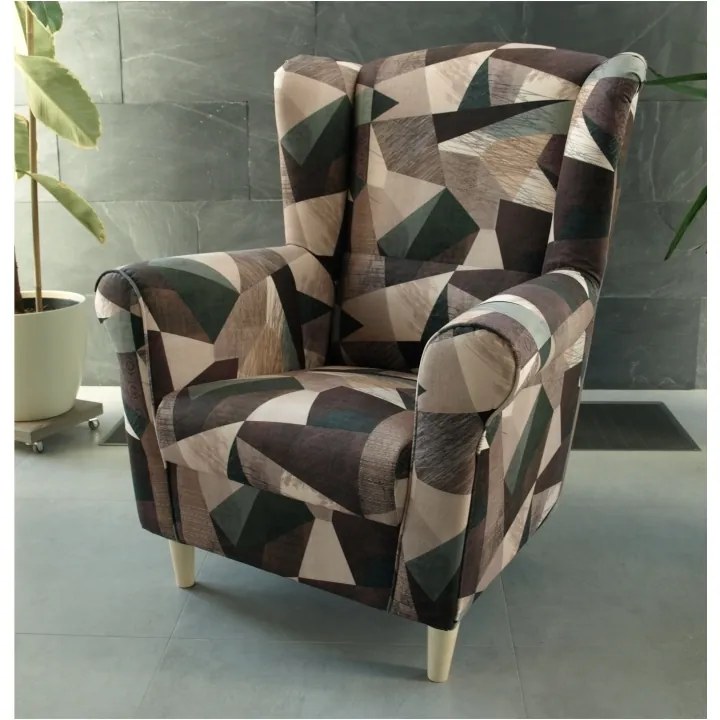 Fotel Charlie (Holm barnászöld minta). 772763