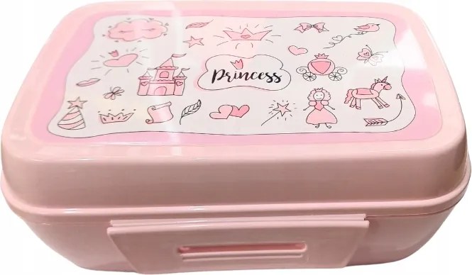 Ebéddoboz lányoknak 12,5X20X8,5CM Princess Delhan