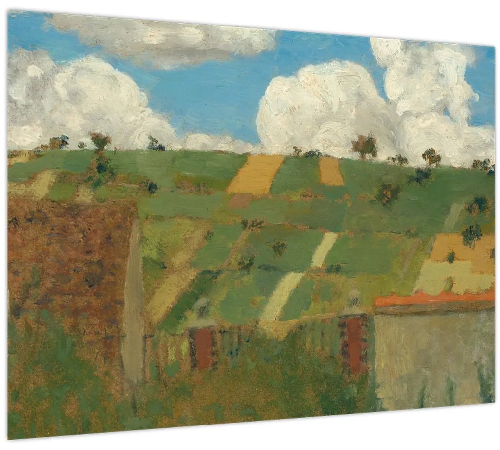 Üveg kép - Edouard Vuillard, Landscape of the Ile de France, reprodukciók (70x50 cm)