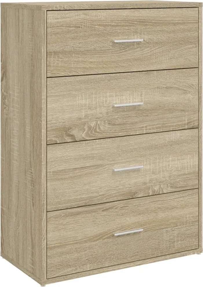 vidaXL sonoma tölgy színű szerelt fa tálalóasztal 60 x 31 x 84 cm